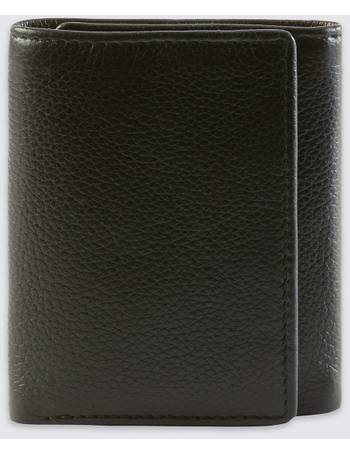 Marks & Spencer Bi-Fold Cardsafe Wallet Leather (MALE, BROWN)