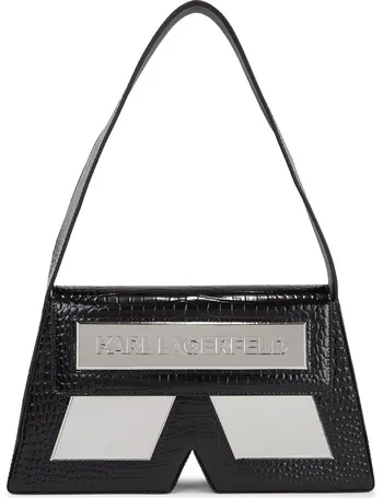 Clutch bag Karl Lagerfeld Black in Plastic - 35317858