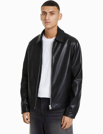 Bershka Faux Leather Biker Jacket