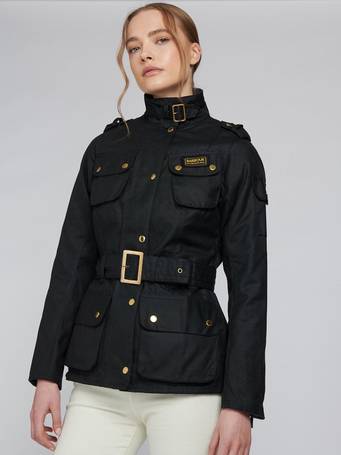 barbour womens belted jacket