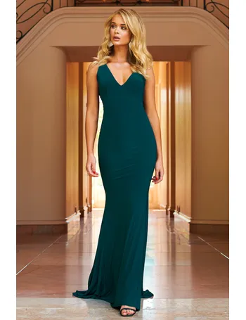 club l london emerald green dress