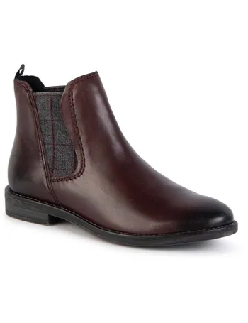 marco tozzi chelsea boots brown