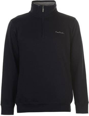 Pierre cardin quarter discount zip fleece mens