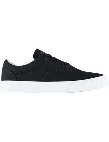 sports direct all black trainers