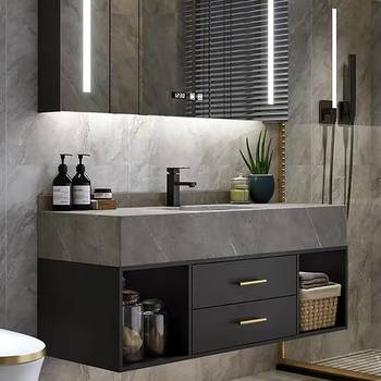 Aro 1500mm White Double Basin Freestanding Bathroom Vanity Drawers