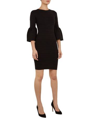 ted baker bell sleeve dress