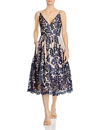 eliza j embroidered lace dress