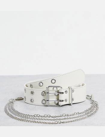 ASOS DESIGN Curve wide waist belt with decorative buckle