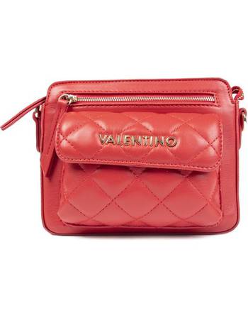 Shoulder bags Valentino Red - Woven details red leather bag - RQ0B0A77MENMMO