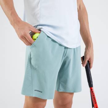Buy Men'S Tennis Shorts Dry Tsh 100 - White Online