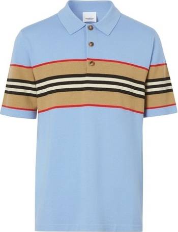 Shop Burberry Stripe Polo Shirts for Men up to 45% Off | DealDoodle