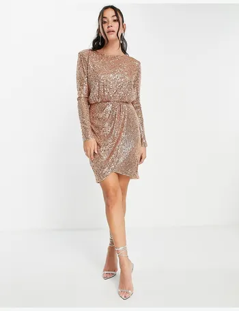 forever new pink sequin dress