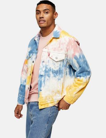 tie dye jean jacket levi