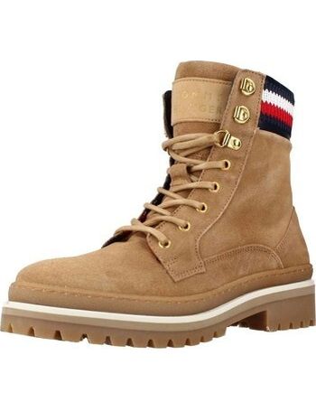 classics signature lace up boots tommy hilfiger