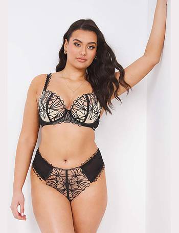 Figleaves Curve Power Embroidery Deep Thong