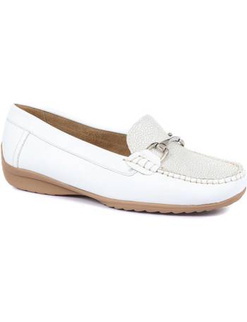 pavers ladies loafers wide fit