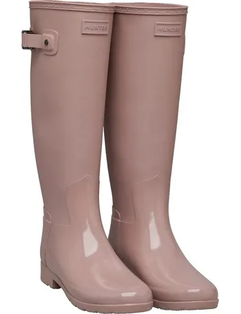 hunter original womens tall gloss duo wellington boots bella