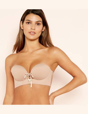 Fashion Forms Voluptuous U Plunge Backless Strapless Bra in Natural