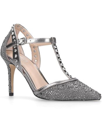 carvela silver shoes