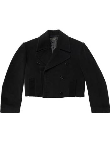 Saint Laurent black Cashmere Coat  Harrods UK