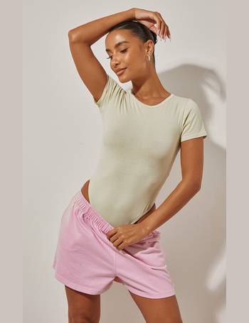 Shop Women's Pretty Little Thing Short Sleeve Bodysuits up to 80% Off