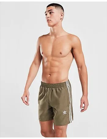 Adidas california swim shorts green sale