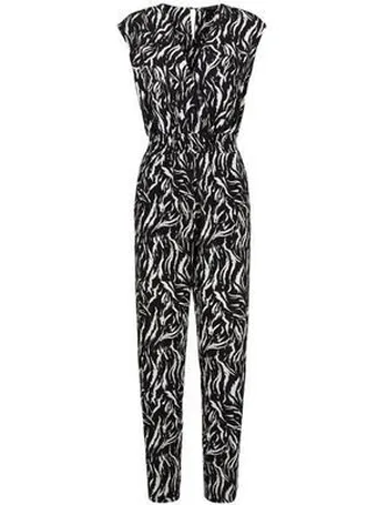 new look black and white jumpsuit