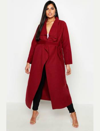 red wrap jacket