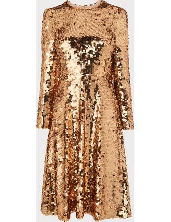 lk bennett green sequin dress