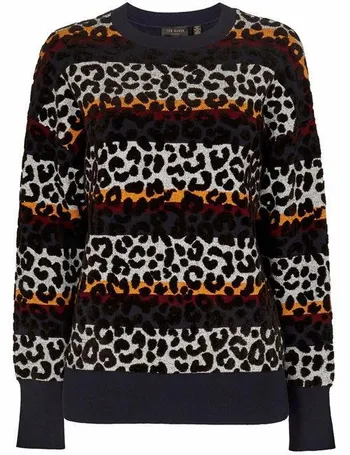 ted baker leopard cardigan