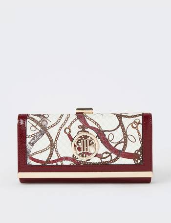 red clutch bag river island