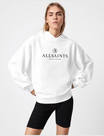 All saints deals white hoodie