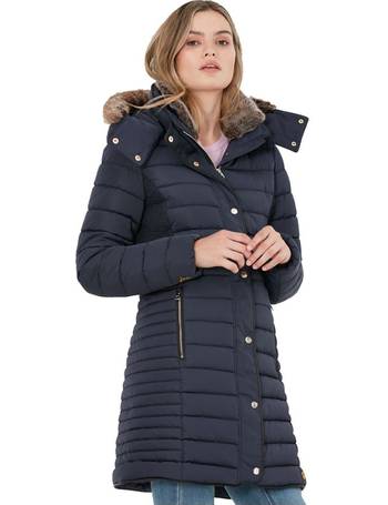 Shop Joules Parka With Fur Hood for Women up to 65 Off DealDoodle