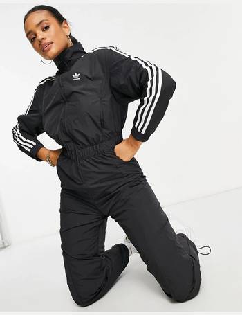 adidas originals new neutrals logo boiler suit in pink