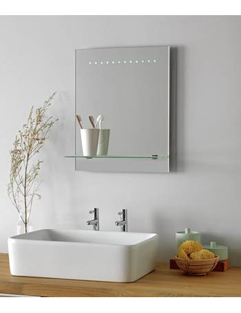 Argos Bathroom Mirrors With Shelf, Square Bathroom Mirrors Argos