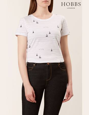 Shop Hobbs Women's Printed T-shirts up to 65% Off | DealDoodle