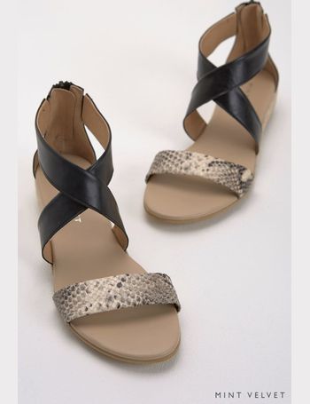 mint velvet leopard flip flops