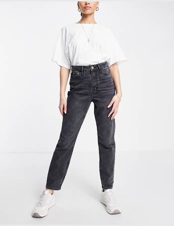 Shop River Island Women's Black Mom Jeans up to 60% Off | DealDoodle