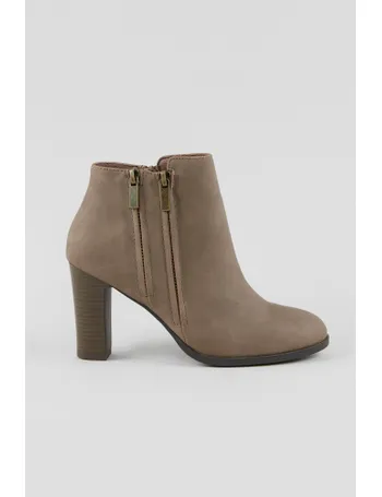 wallis grey ankle boots