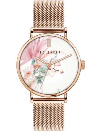 ted baker 4d flower watch