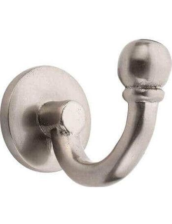 Hiatt Ball End Hat & Coat Hook - Antique Brass