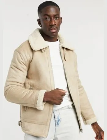 mens aviator jacket asos