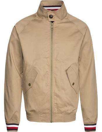 tommy hilfiger nylon harrington bomber