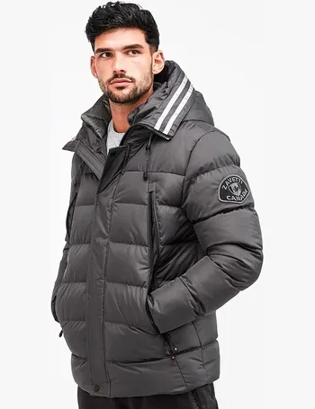 rovenzi full zip ripstop puffer jacket