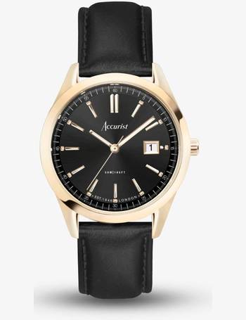 Shop Accurist Black And Gold Watches for Men up to 70 Off