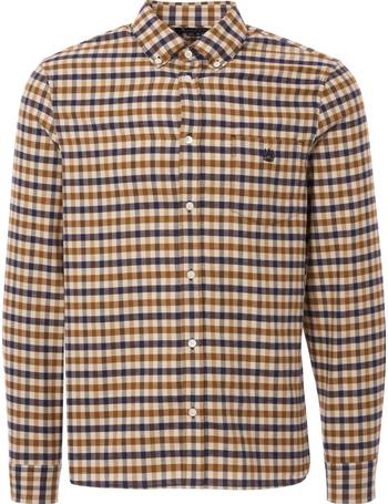 Shop Men s Aquascutum Check Shirts up to 75 Off DealDoodle