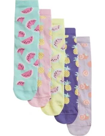 5pk Cotton Rich Ballerina Socks