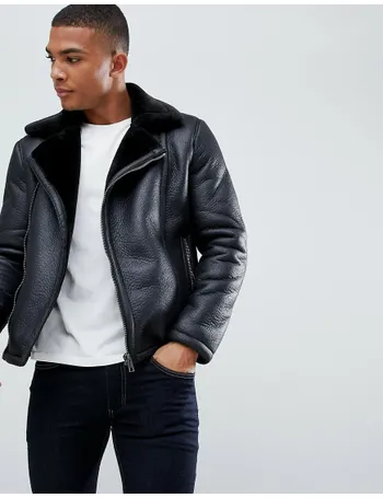 new look mens leather jacket