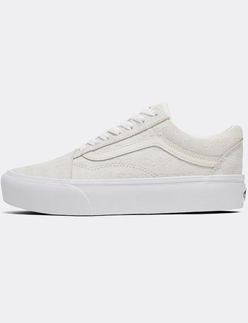 platform vans marshmallow