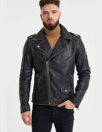 Shop Barneys Originals Men's Leather Biker Jackets up to 85% Off